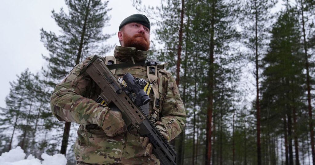 North East soldier braves -28C temperatures in major training exercise in Finland Chronicle Live