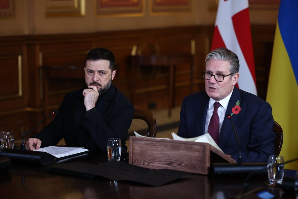 Starmer to host Zelensky and EU leaders for peace talks after Russia launches overnight air attacks on Kyiv