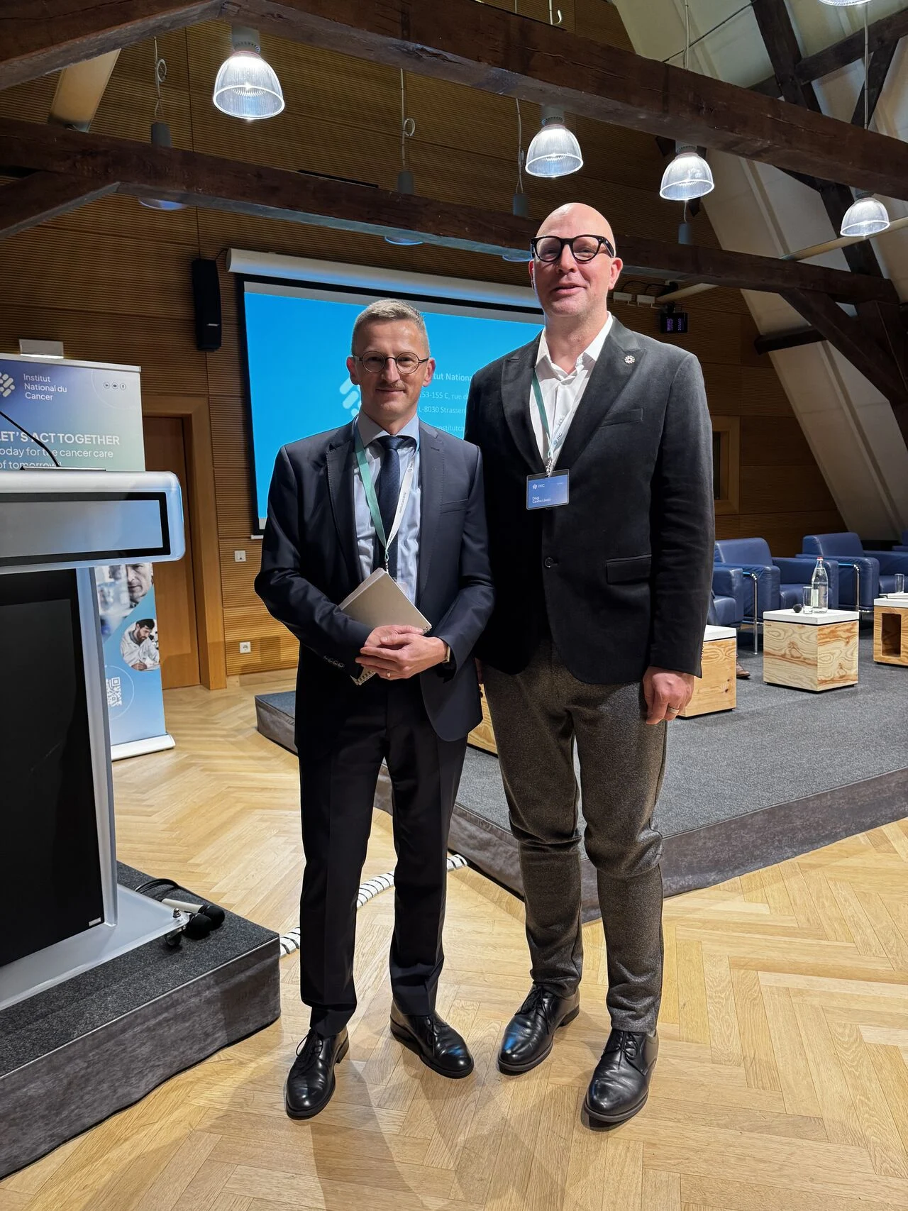 Dégi László Csaba Celebrates 10 Years of the National Cancer Institute Luxembourg