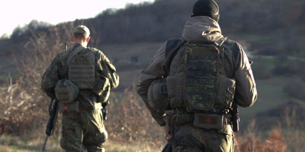 German KFOR soldiers continue patrols in Kosovo