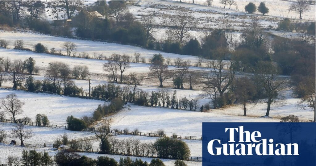 Chance of ‘odd wintry flurry’ of snow in UK for a white Christmas – Met Office | UK weather
