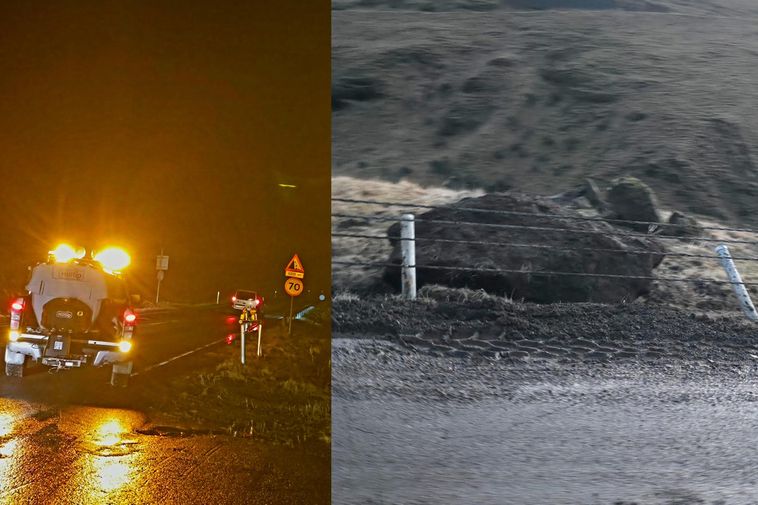 Rockfall from Reynisfjall: Traffic managed on the road