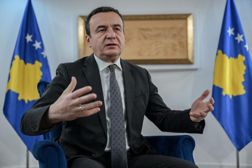 Kurti expected to win again as Kosovo votes amid economic crisis and EU sanctions Kosovos acting Prime Minister and leader of the Vetevendosje (LVV) party, Albin Kurti, gestures as he speaks during an interview with AFP in Pristina, Kosovo on Dec. 24, 2025. (AFP Photo)