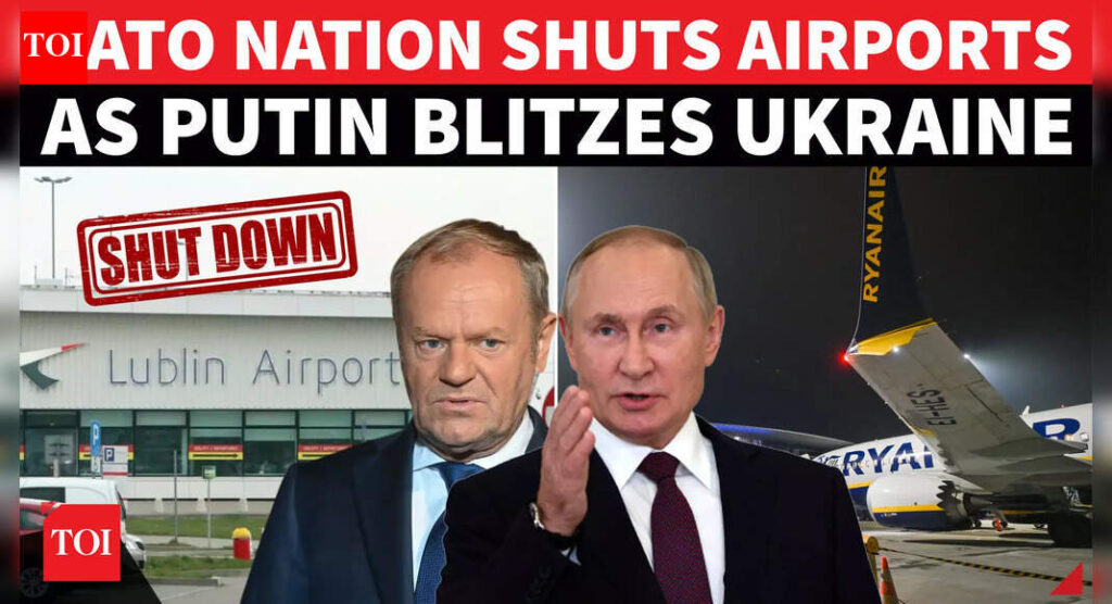 Poland Reopens Airports After Temporary Closure Due To MASSIVE Russian Bombardment On Ukraine