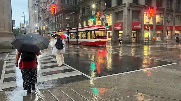 Toronto under rainfall warning, Environment Canada says