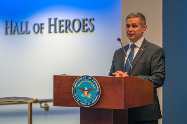 CGSC International Hall of Fame Induction Ceremony for Moldovan Minister of Defence