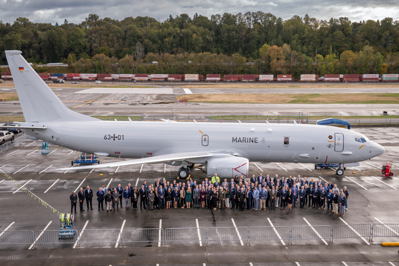 First P-8A Poseidon patrol and anti-submarine aircraft for Germany