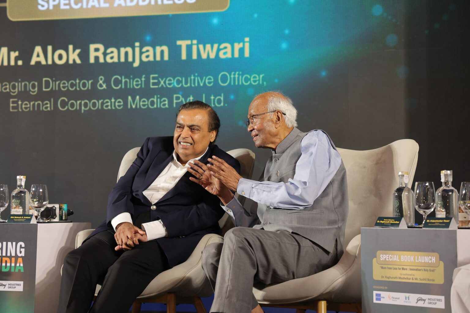 Mukesh Ambani Honours Dr R.A. Mashelkar on Historic Milestone