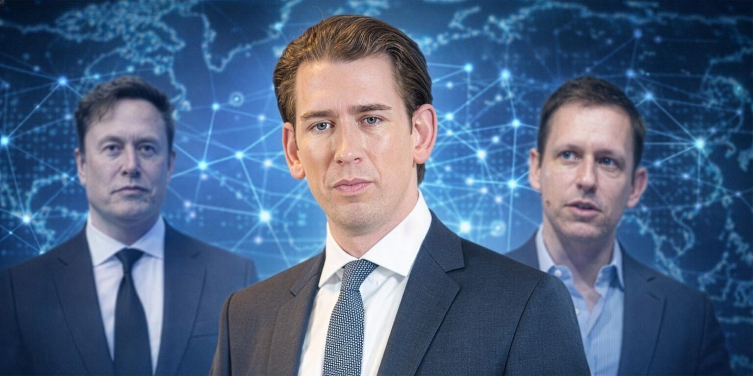 From Peter Thiel to Sebastian Kurz: The political network of tech, money and the surveillance state