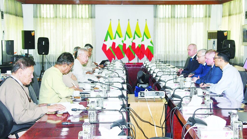 MISIS Chairman, Belarus CEC meets to discuss future Myanmar-Belarus parliamentary cooperation