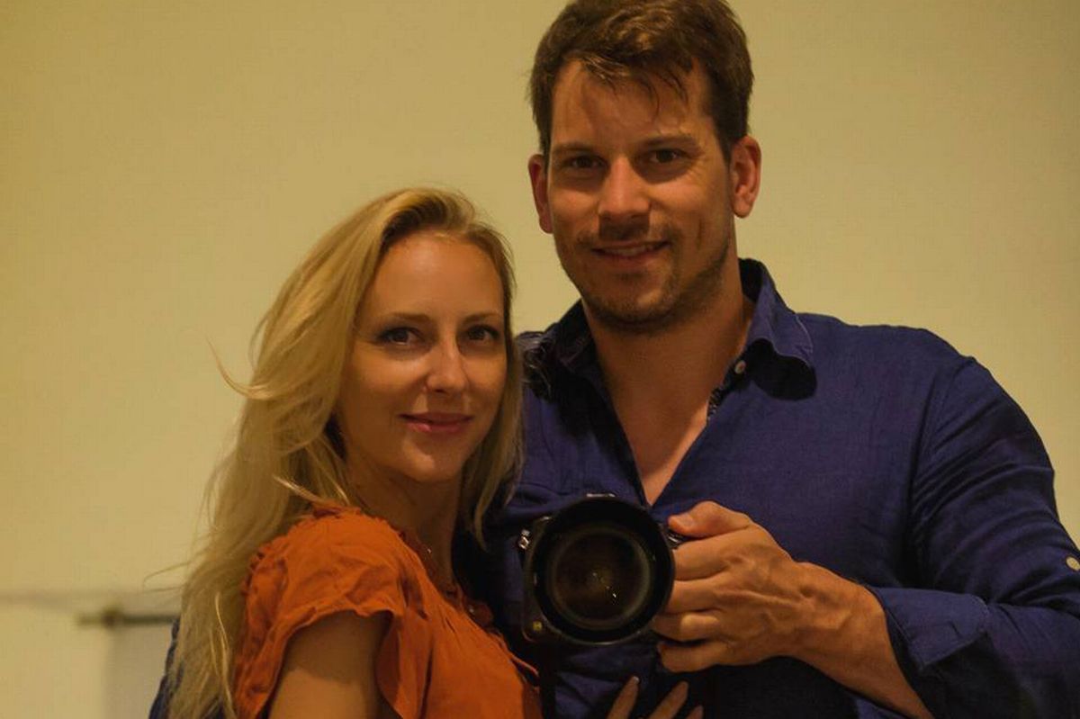 Kristina Joksimovic and her husband