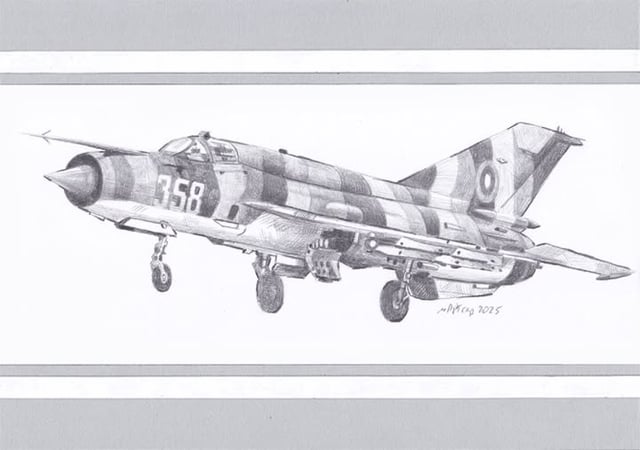 Three pencil drawings of Bulgarian airplanes that I made these days.
