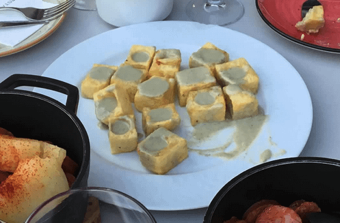 Potatoes with Cabrales