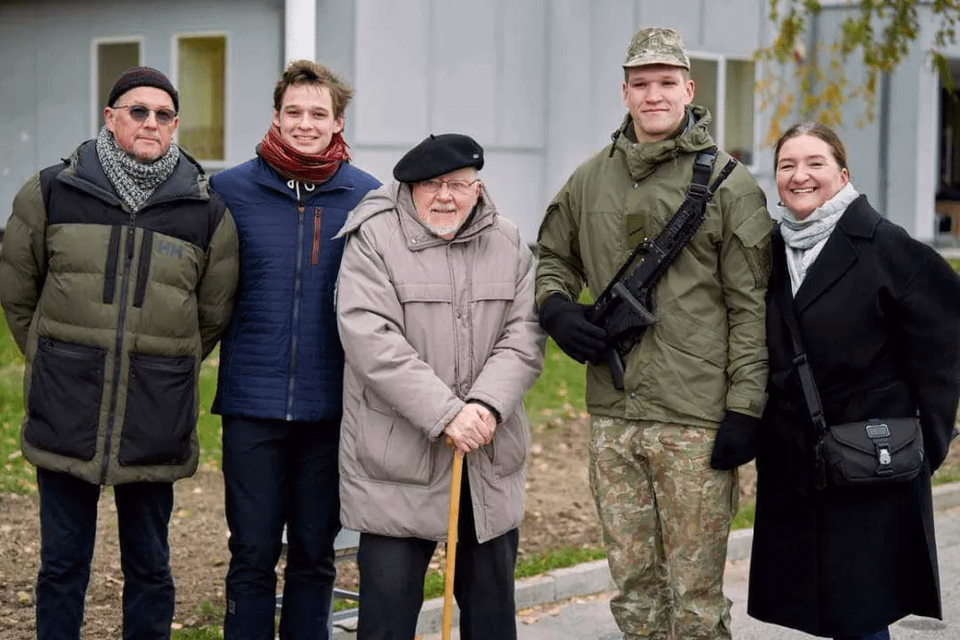 Landsberg's son served in the army