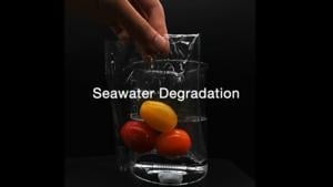 Scientists may have developed “perfect plastic”: Plant-based, fully saltwater degradable, zero microplastics. Made from plant cellulose, the world’s most abundant organic compound. Unlike other “biodegradable” plastics, this quickly degrades in salt water without leaving any microplastics behind.