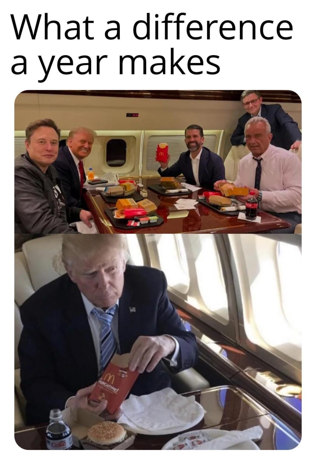 What a difference a year makes