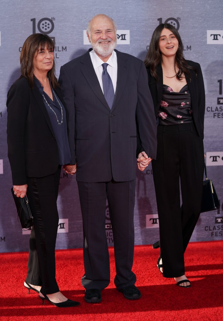 Rob Reiner, wife Michele Singer and  daughter Rony Reiner attend the 2019 TCM Classic Film Festival Opening Night Gala and 30th Anniversary Screening of "When Harry Met Sally" at TCL Chinese Theatre on April 11, 2019 in Hollywood, California. 