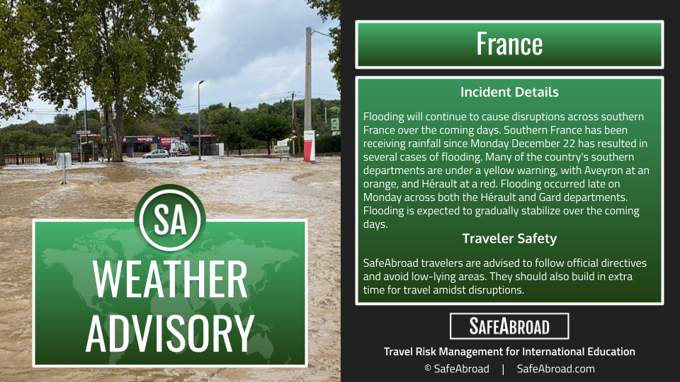 Flooding in southern France will continue to cause disruptions over the coming days. Flooding in southern France will continue to cause disruptions over the coming days.