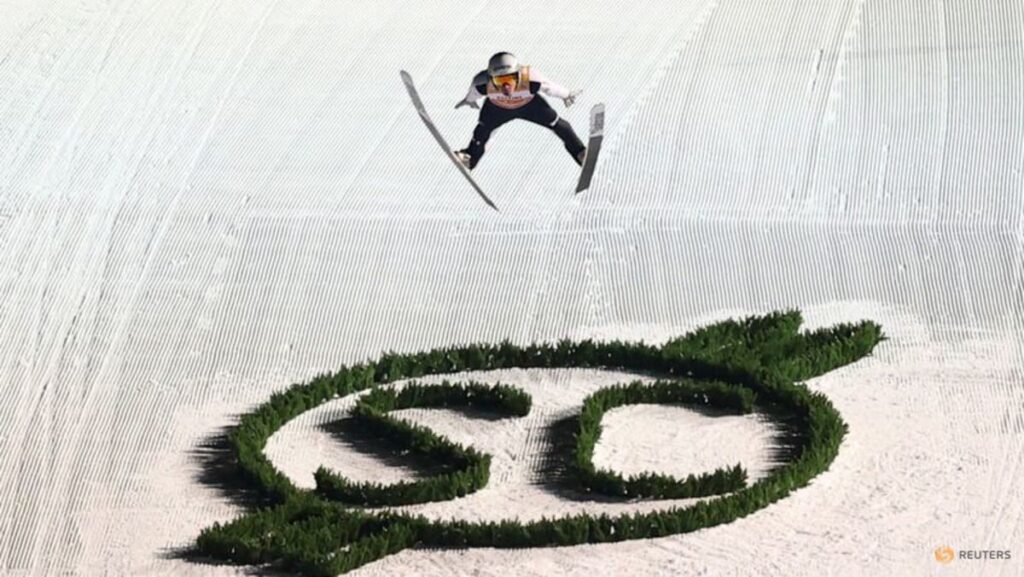 Ski Jumping- Slovenia's Prevc sets pace in Four Hills with Oberstdorf victory