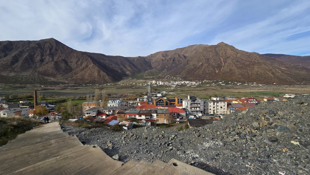 Bulqiza, Albania, view from the massif where the chromium mine galleries are located / PHOTO: Jona Cenameri