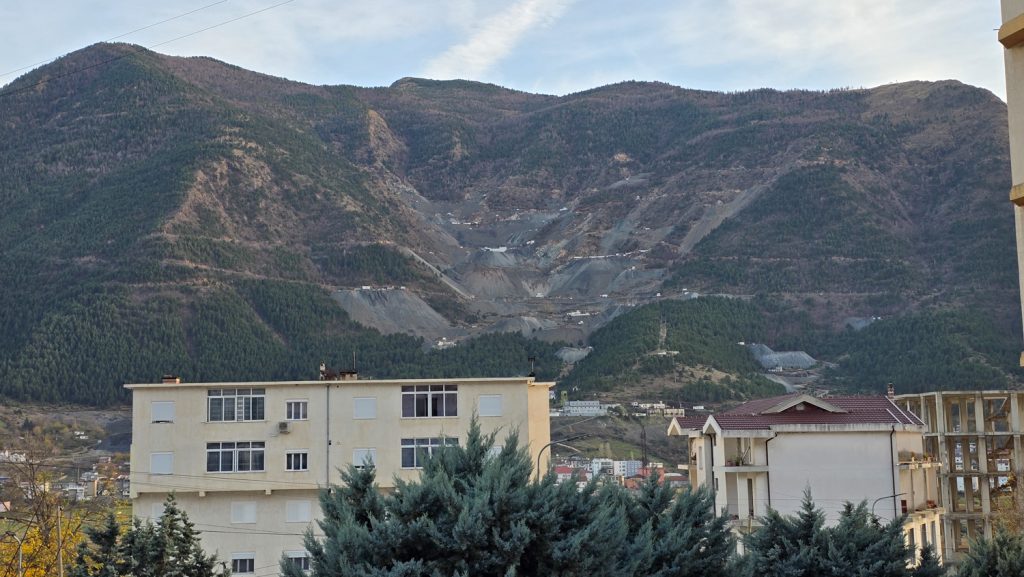 Bulqiza, Albania, the massif where the chromium mine galleries are located / PHOTO: Jona Cenameri