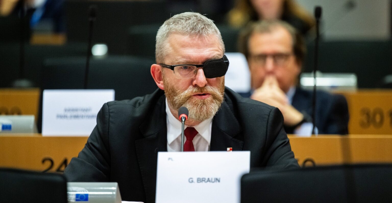 Poll shows party of Polish far-right leader Grzegorz Braun rising to third place
