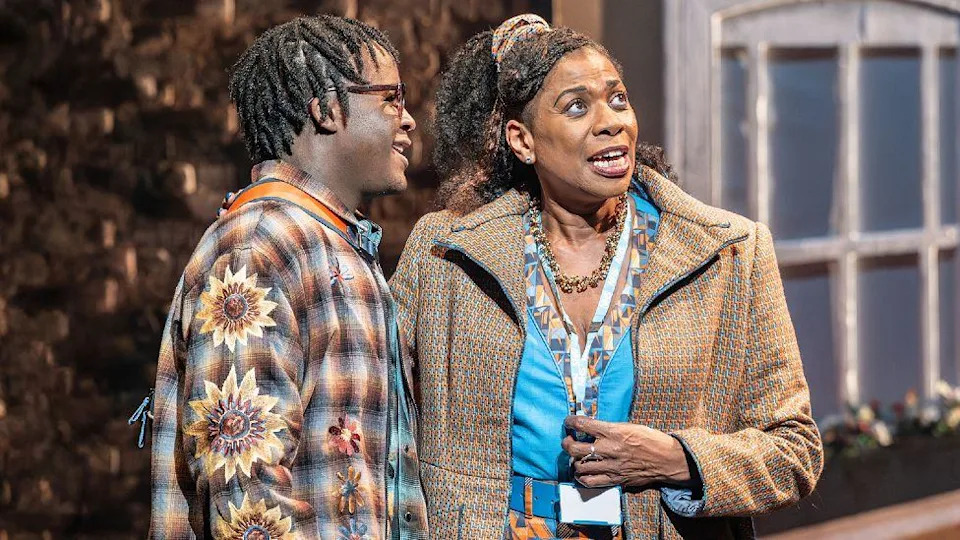 Timi Akinyosade and Brenda Edwards in Paddington the Musical