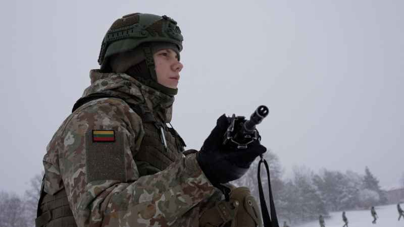 Ukraine invaded and Lithuanians fear they could be next