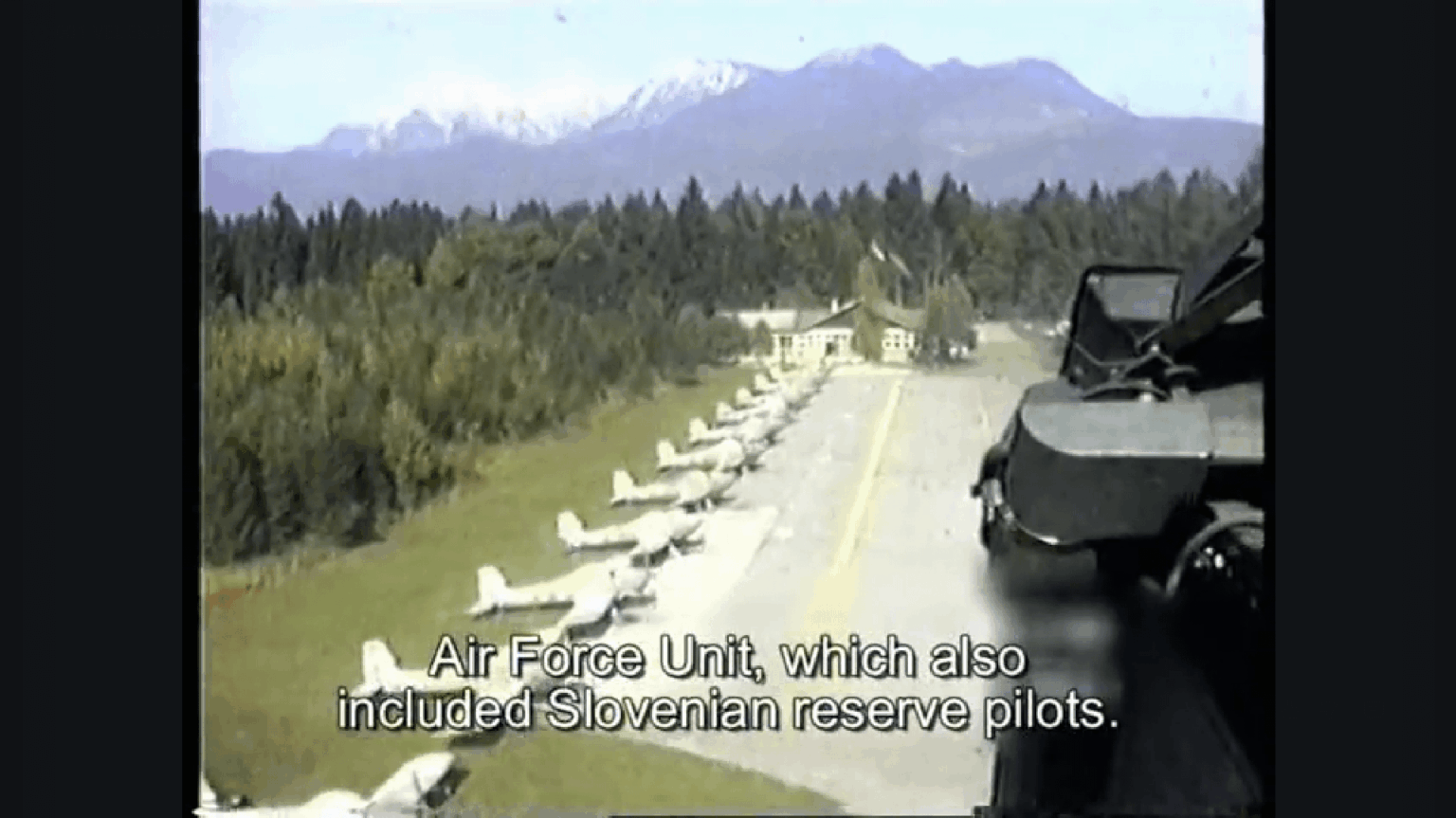 But does anyone know where in Slovenia this airport is. The segment is from a documentary about the 10 Day War