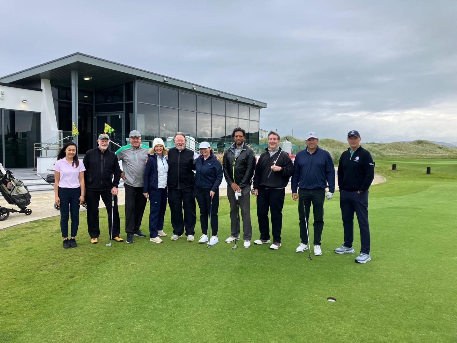 Golf journalists assemble on Ireland
