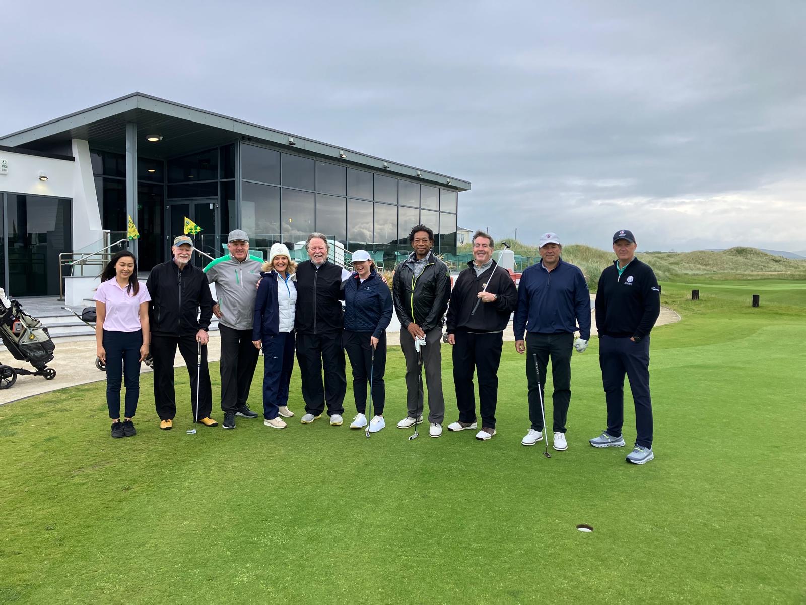 Golf journalists assemble on Ireland