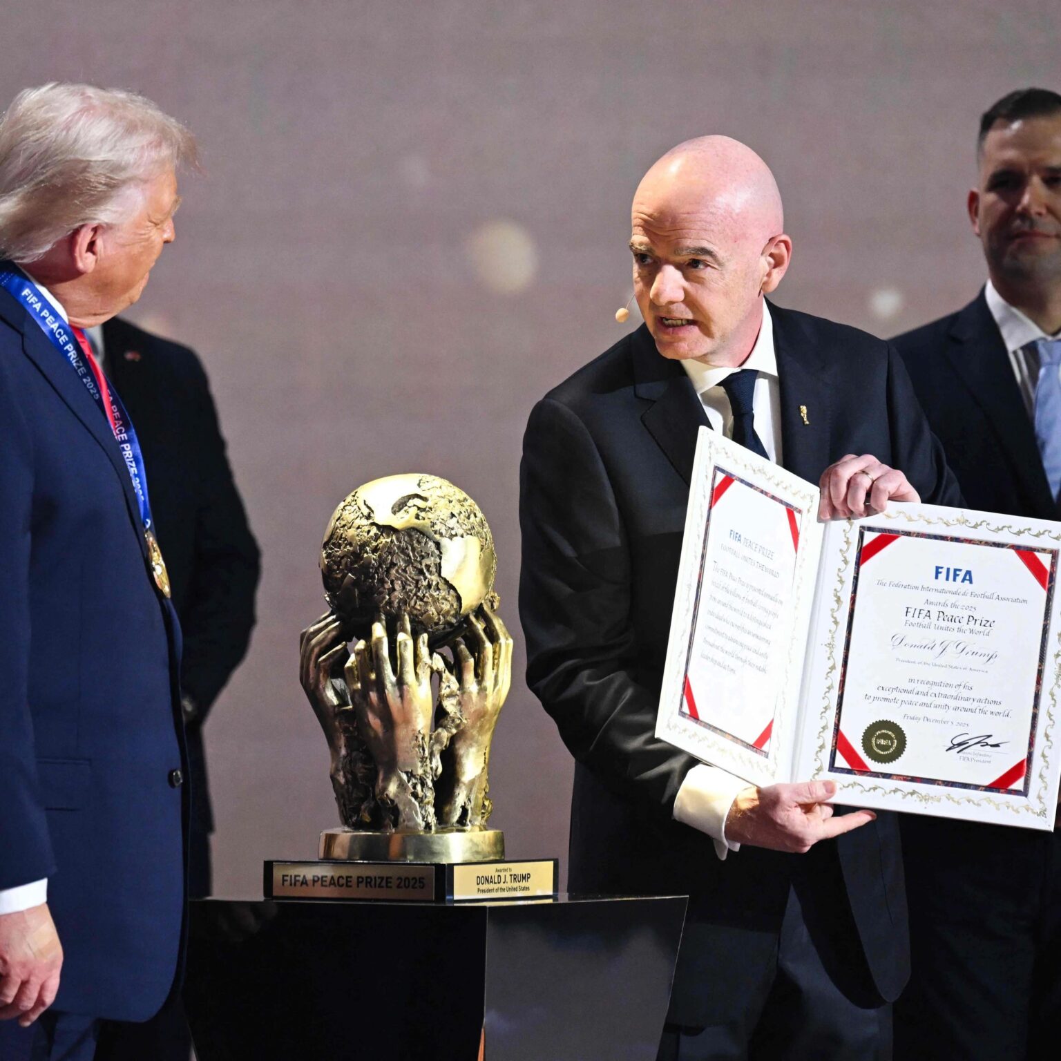 Gianni Infantino, representing Switzerland… unfortunately.