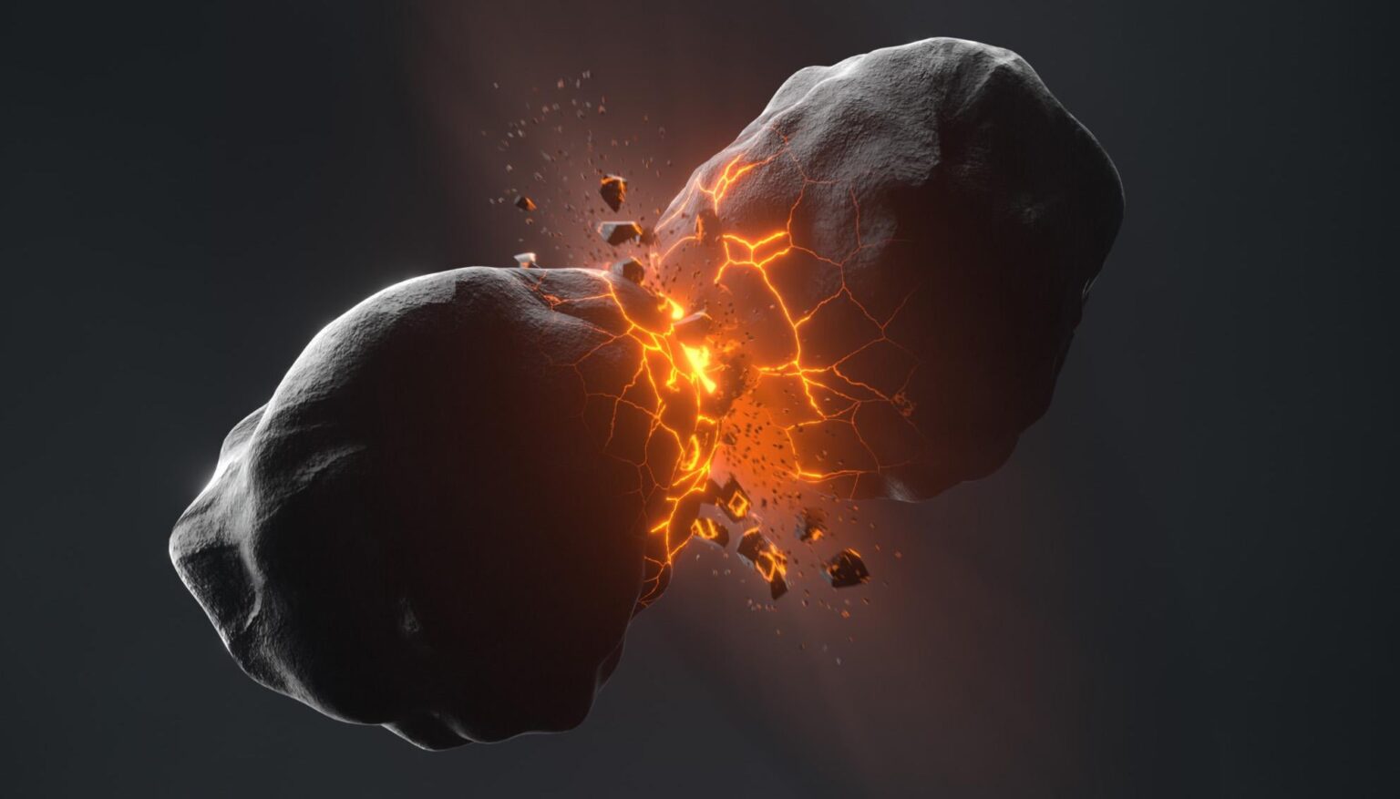 Astronomers see fireworks from violent collisions around nearby star