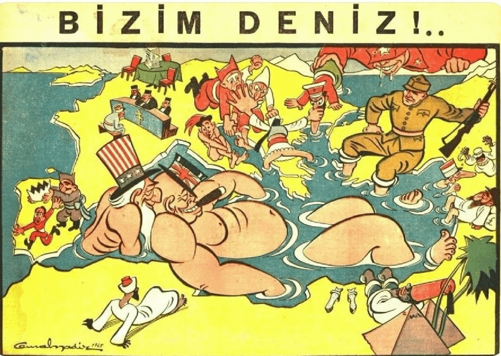 "Our Sea" - Turkish poster from 1945.
