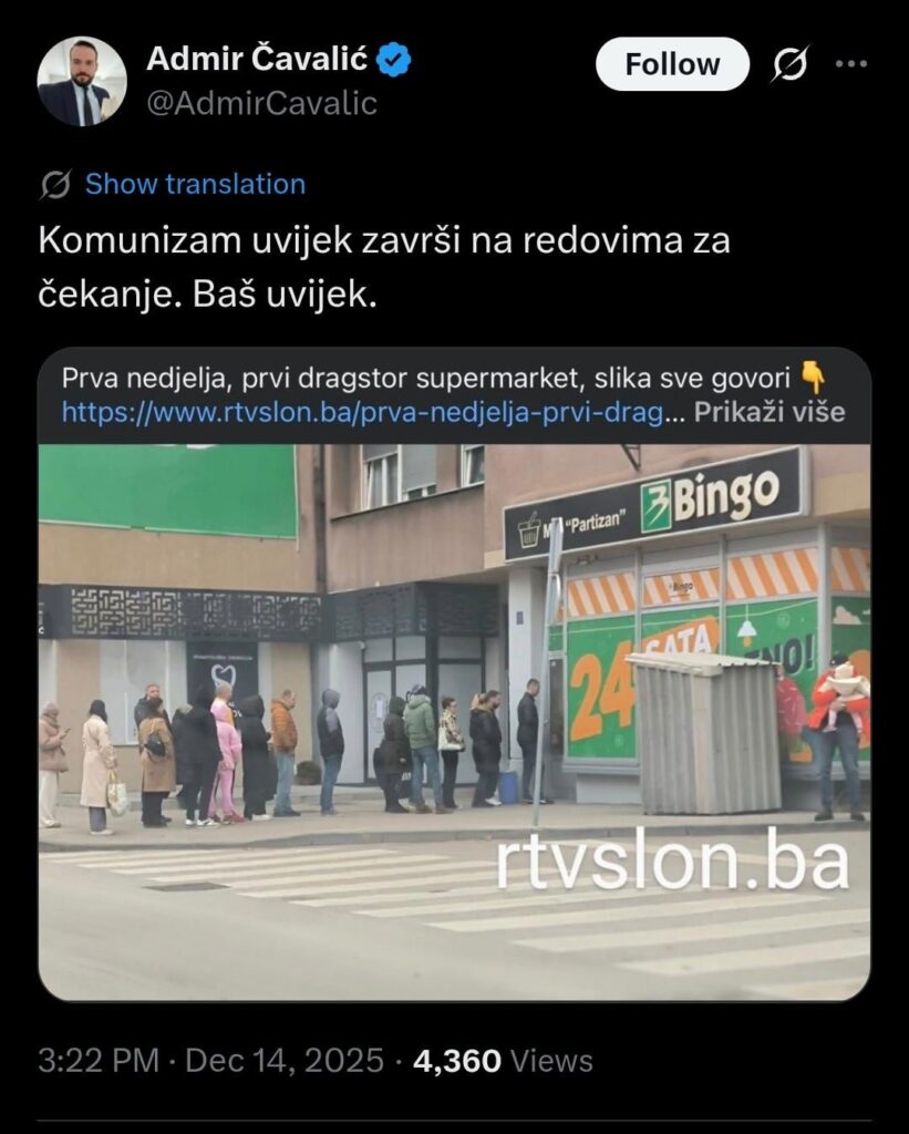 Dynamic today in Tuzla