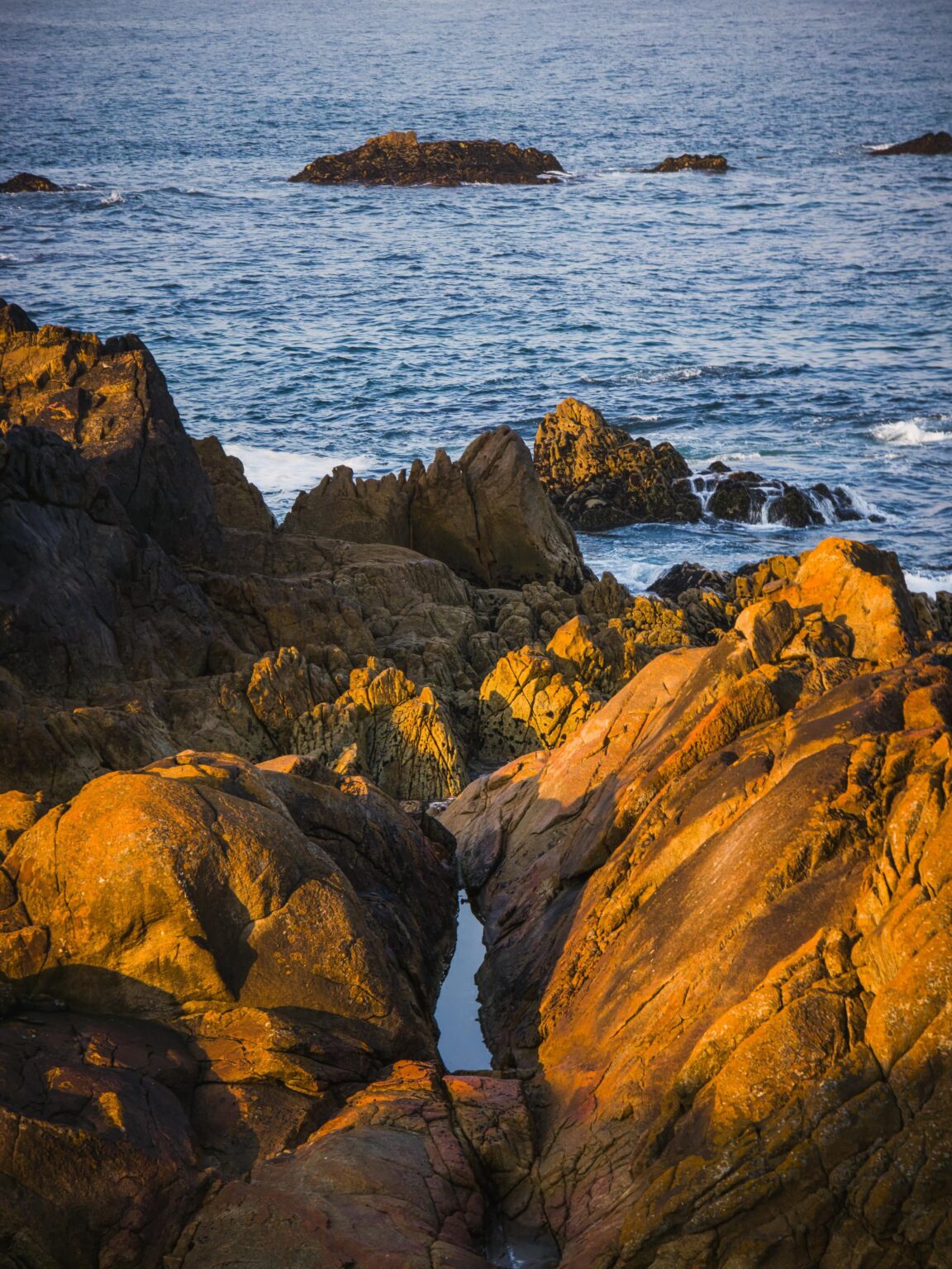 Rocky coastline in Portugal