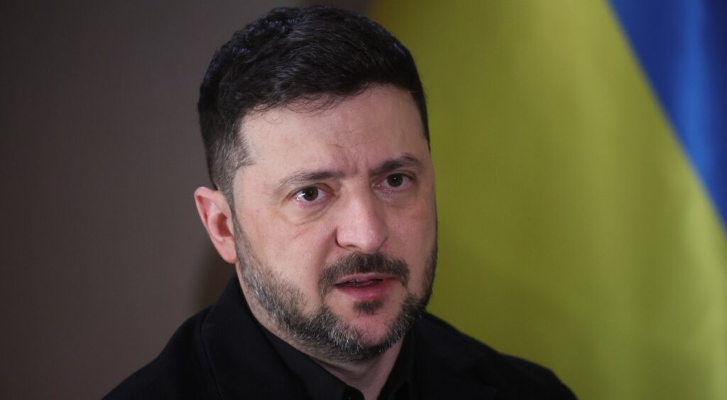 Ukrainian President Volodymyr Zelensky.