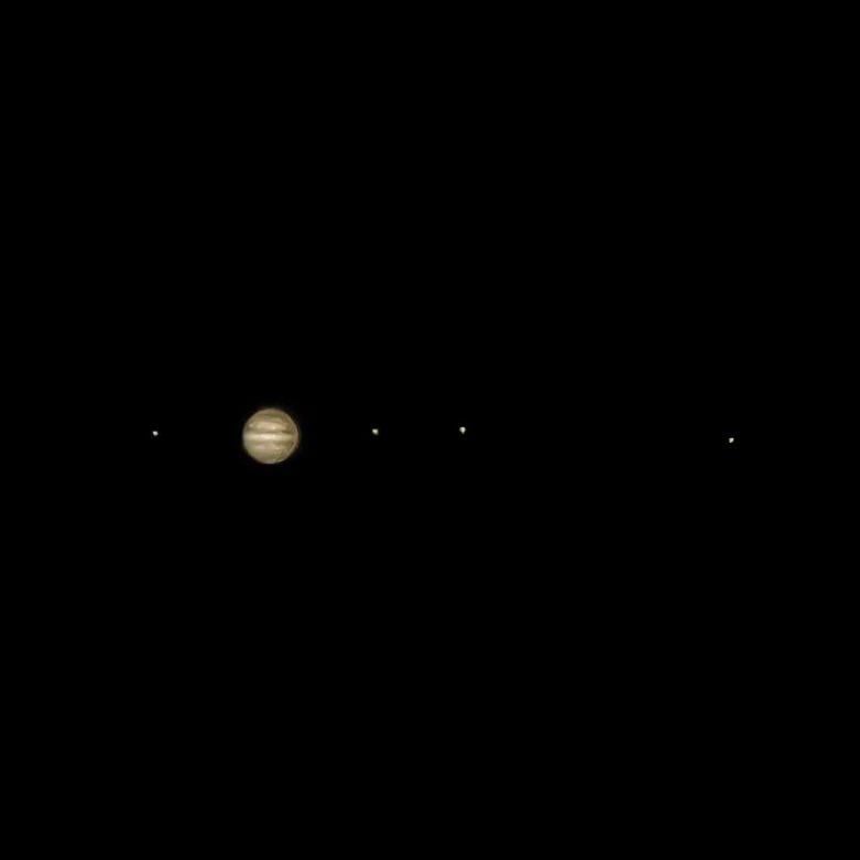 My Personal Favorite Photo Of Mine From This Week - Jupiter And All 4 Of The Galilean Moons.