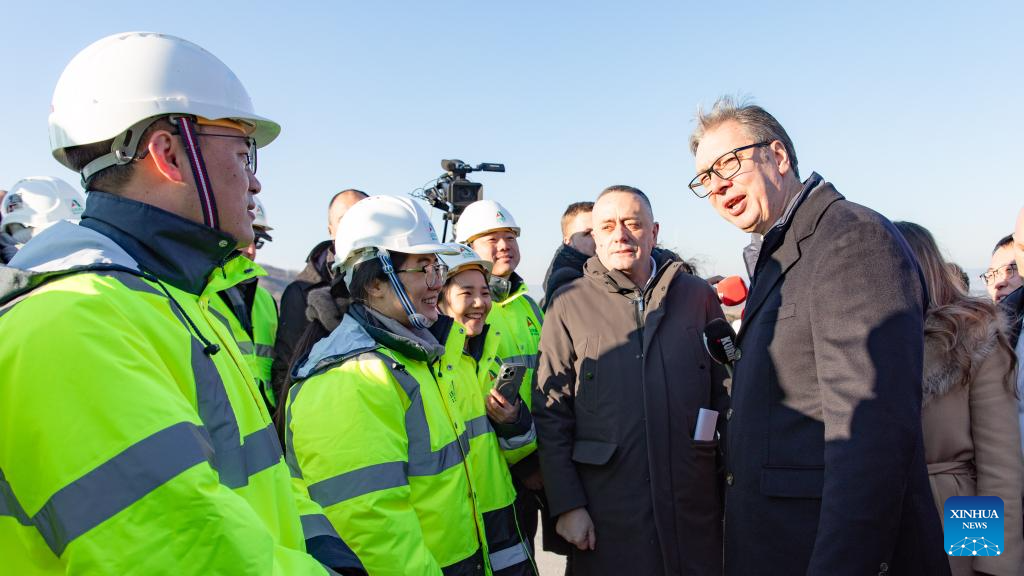 Serbian president inspects Chinese-built Danube Corridor