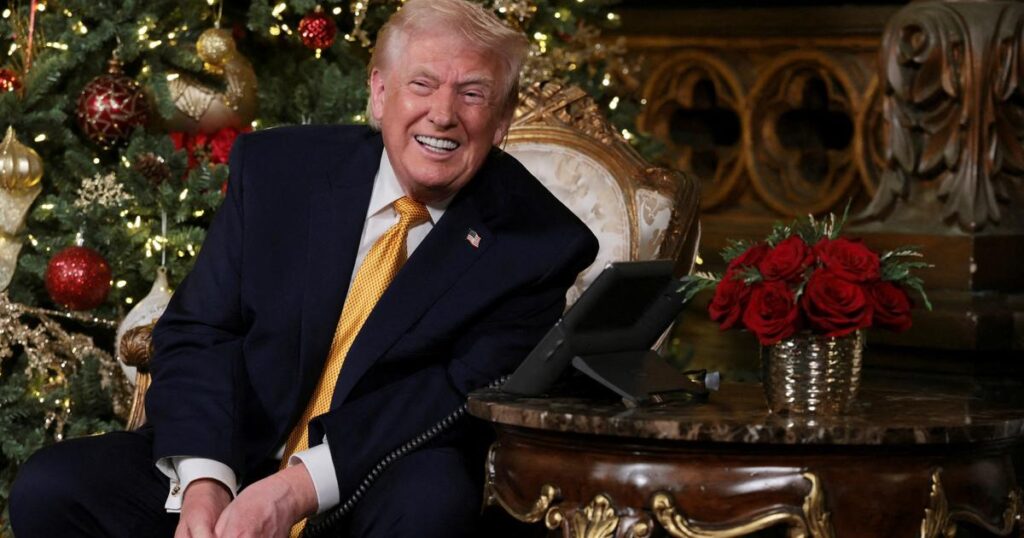 Donald Trump wishes a Merry Christmas “to everyone, including radical left scum”