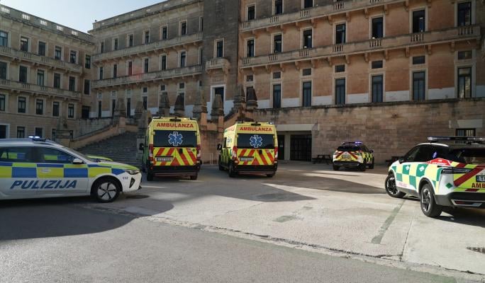 Two Libyan students involved in altercation left one of them stabbed at St Clare's College in Pembroke and rushed to the hospital and the other one arrested.