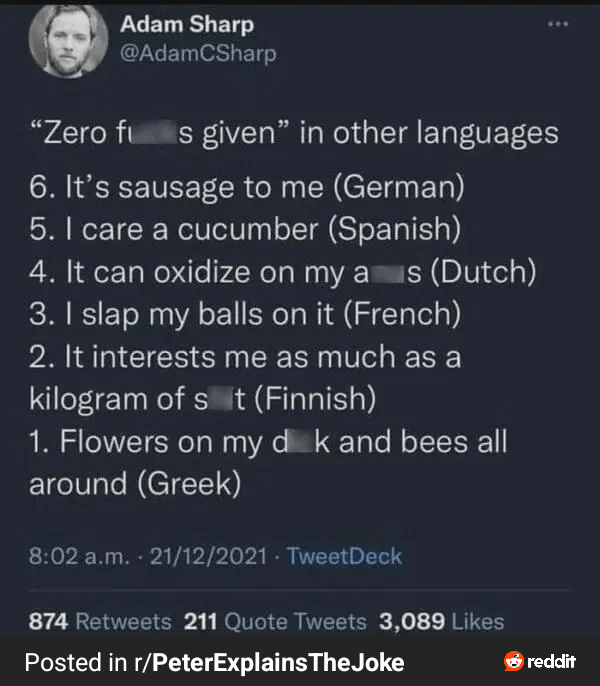 What do we have of the equivalent?