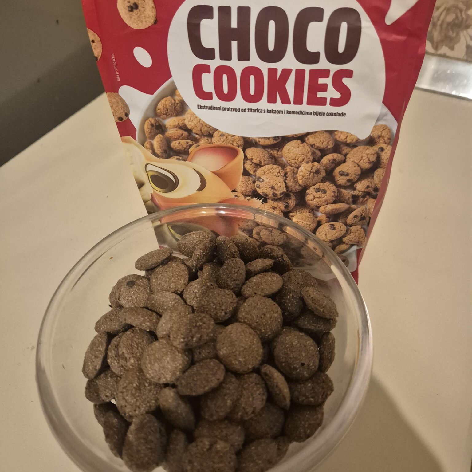 When you expect chocolate chip cookie flakes and you get dog food croquettes