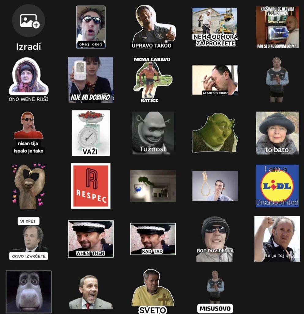 WhatsApp sticker collections