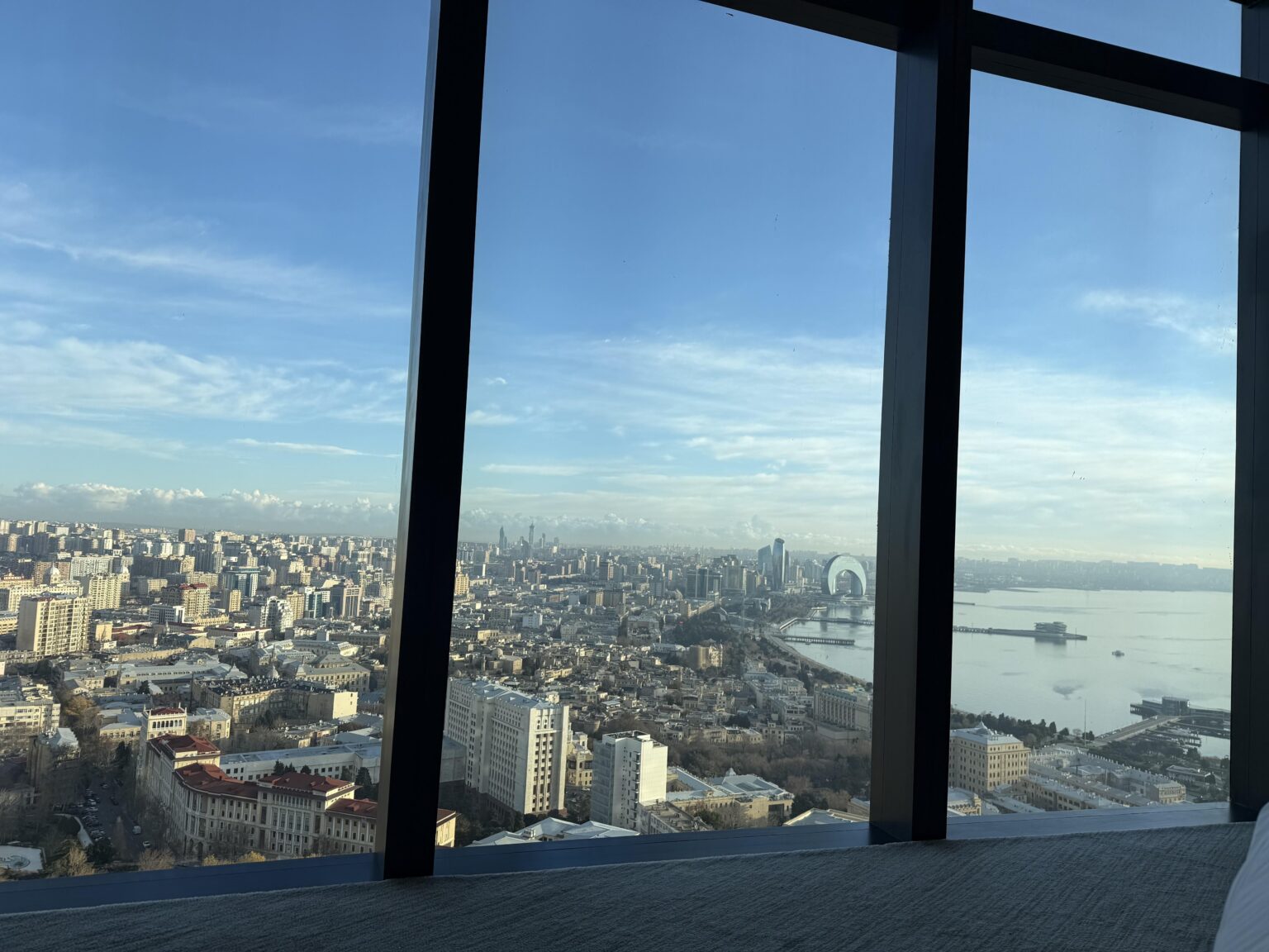 Woke up to this view in baku