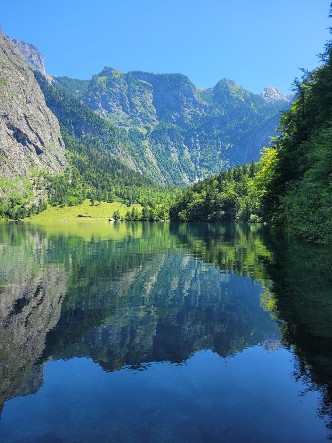 Beautiful nature in Bavaria - Obersee in the Berchtesgaden National Park - Germany [OC]