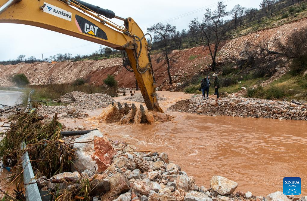 Storm Byron brings heavy rains and damage across Greece-Xinhua