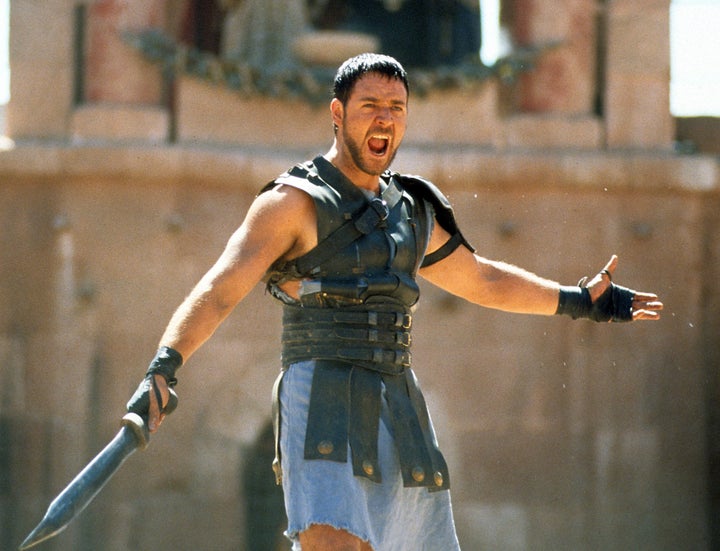 Russell Crowe won an Academy Award for his portrayal of Maximus in "Gladiator," released in 2000. 