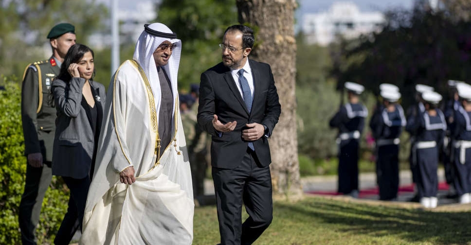 UAE President receives official welcome at Presidential Palace in Nicosia - Dubai Eye 103.8