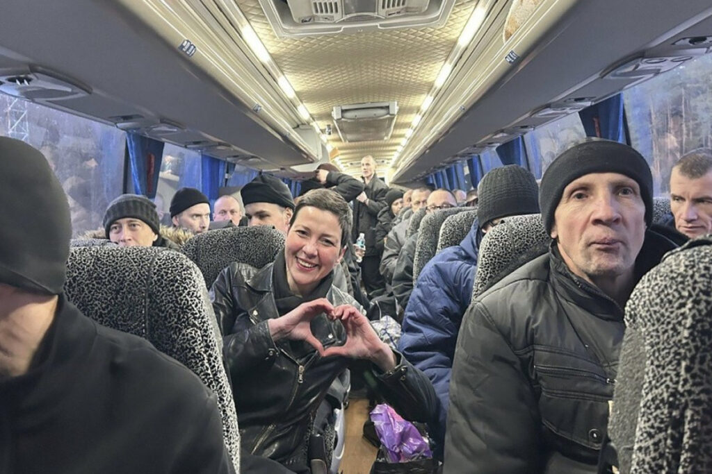 Released Belarusian opposition politicians arrive in Lithuania